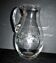 Antique Louis XVI ribbon basket carafe pitcher acid etching pantogravure