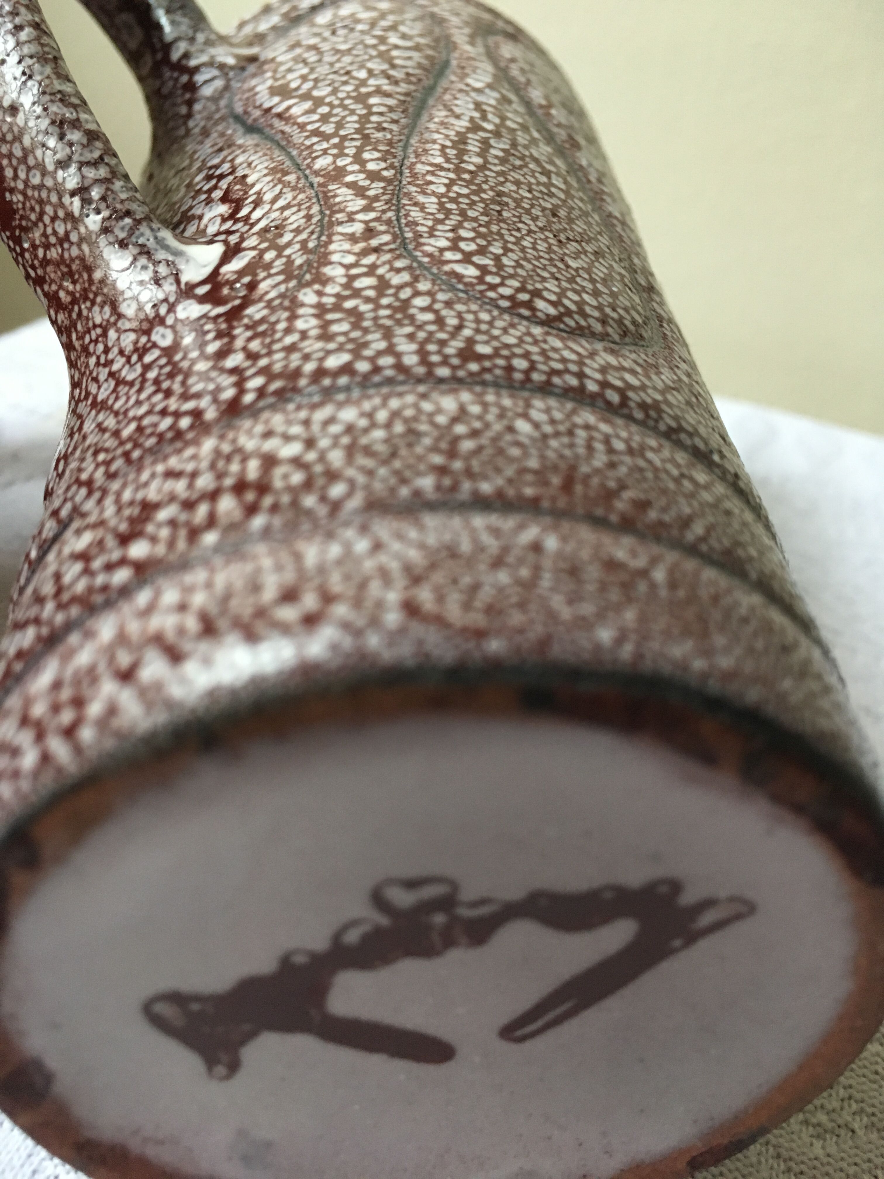 Modernist ceramic pitcher Jean Austruy