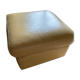 Leather pouf
