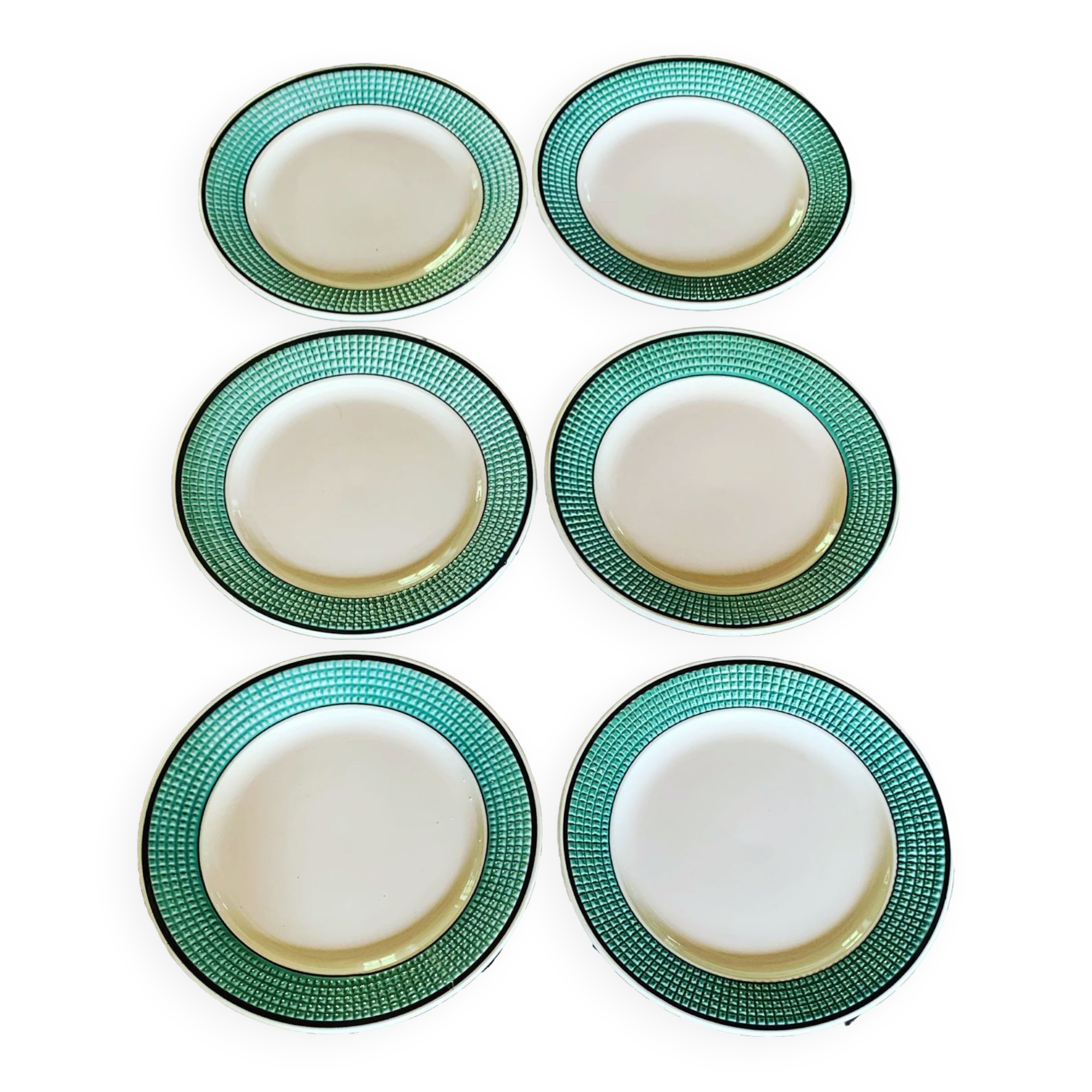 Set of 6 vintage dessert plates