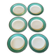 Set of 6 vintage dessert plates
