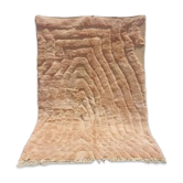 Mrirt carpet in camel/powder pink with textured abstract patterns.