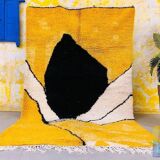 Beni Ouraine rug in natural wool, size 150 x 250 cm