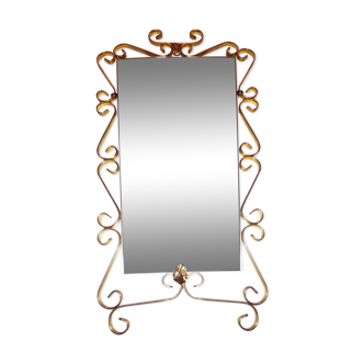 Miroir doré 40x75cm