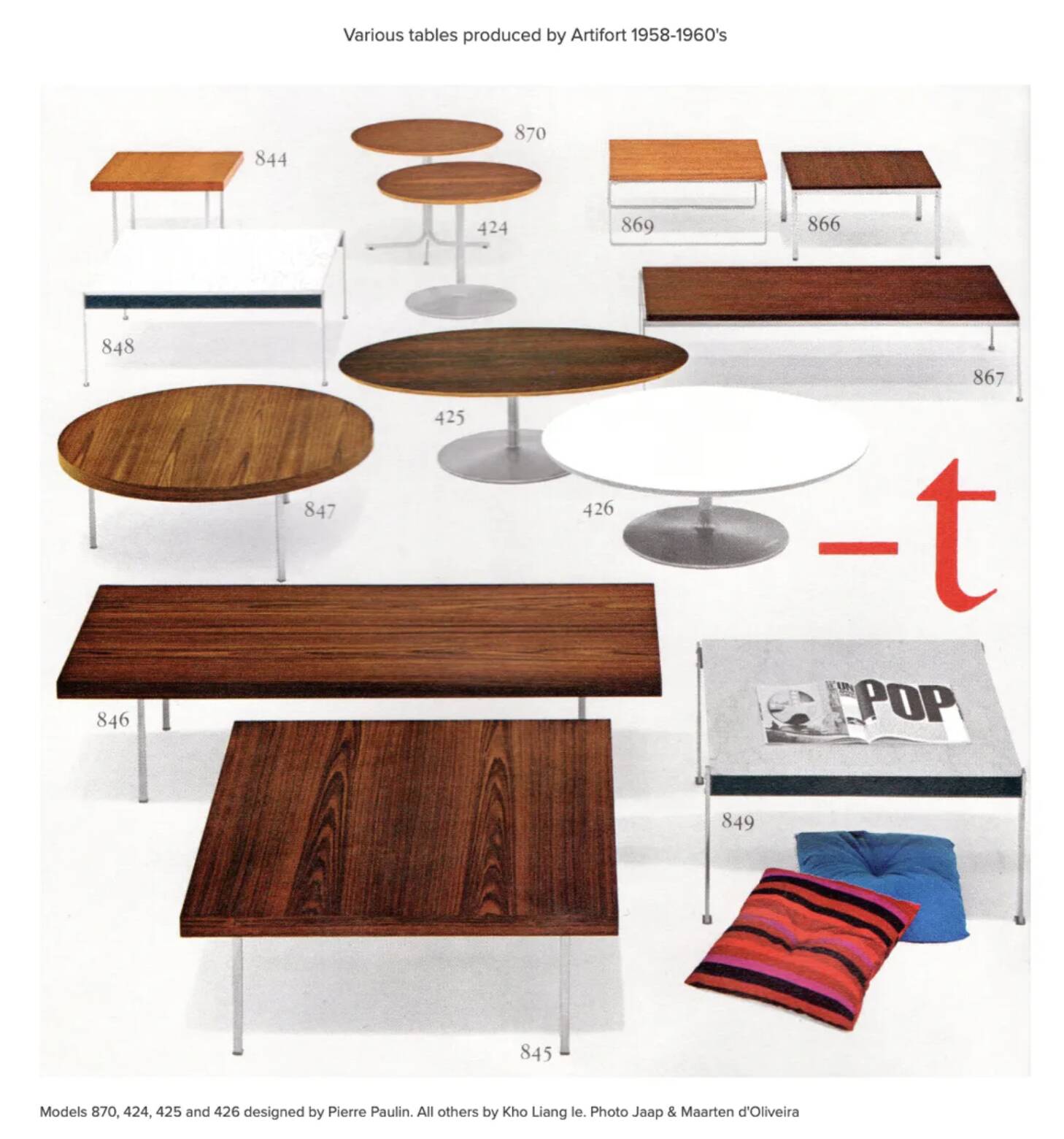 Table basse ronde Koh Liang Le