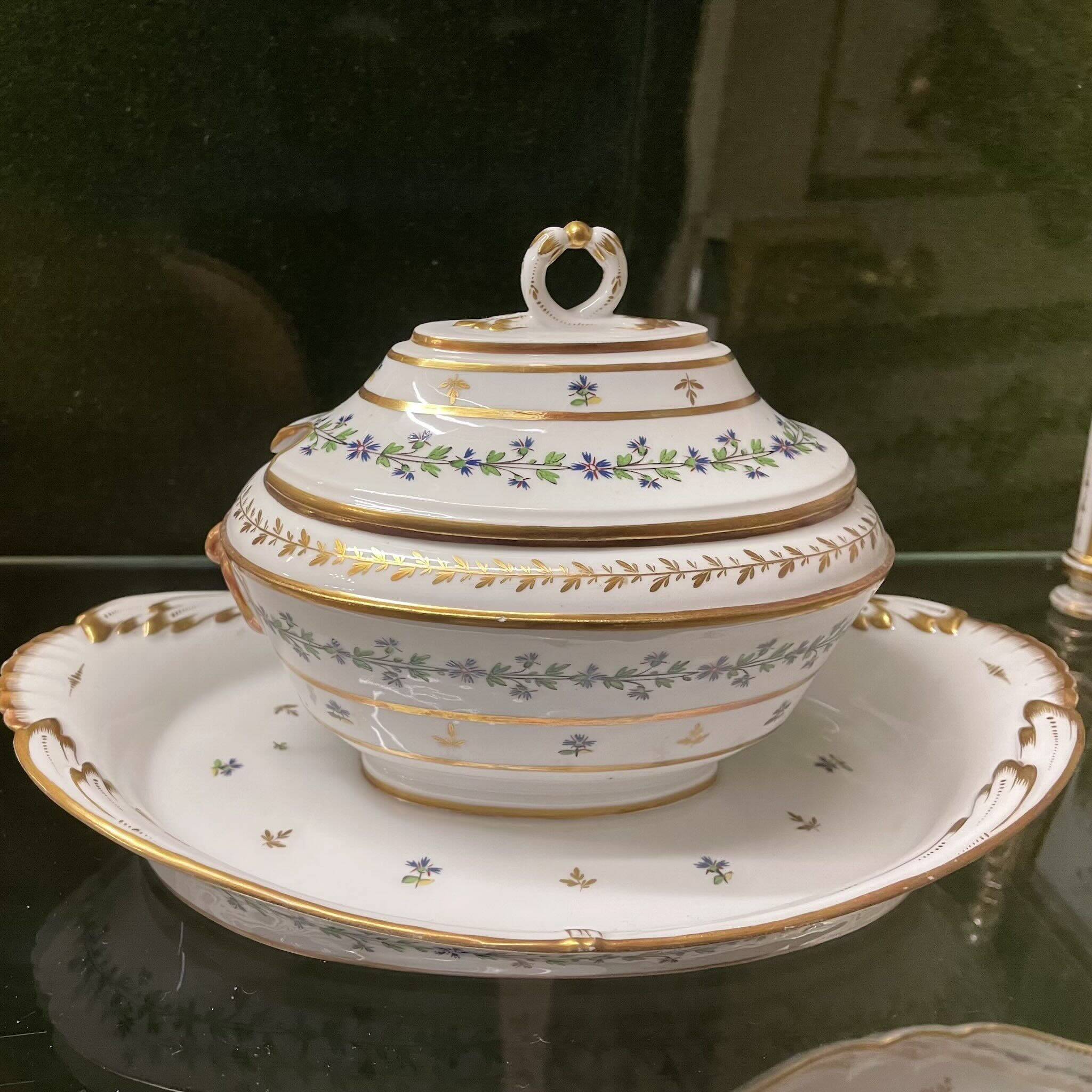 Porcelain Sugar Pot of the Duke of Angoulême | Barbeaux | 19th Century