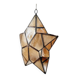 Villeroy&Boch mother-of-pearl and brass star candle holder