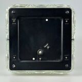 Limburg glass and metal ceiling light, Germany 1960