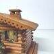 Wooden chalet box, jewelry box, pencils