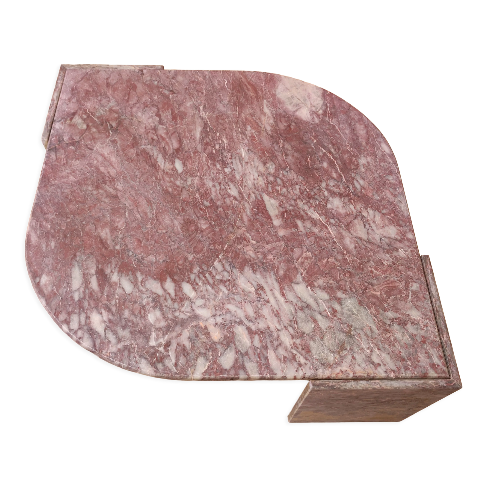 Teardrop Roche-Bobois marble coffee table