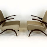 Armchairs by Jindřich Halabala, 1940