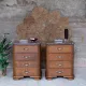 Vintage bedside table in Empire / Art Deco style