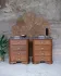 Vintage bedside table in Empire / Art Deco style