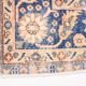 Orange & blue oriental turkish vintage rug
