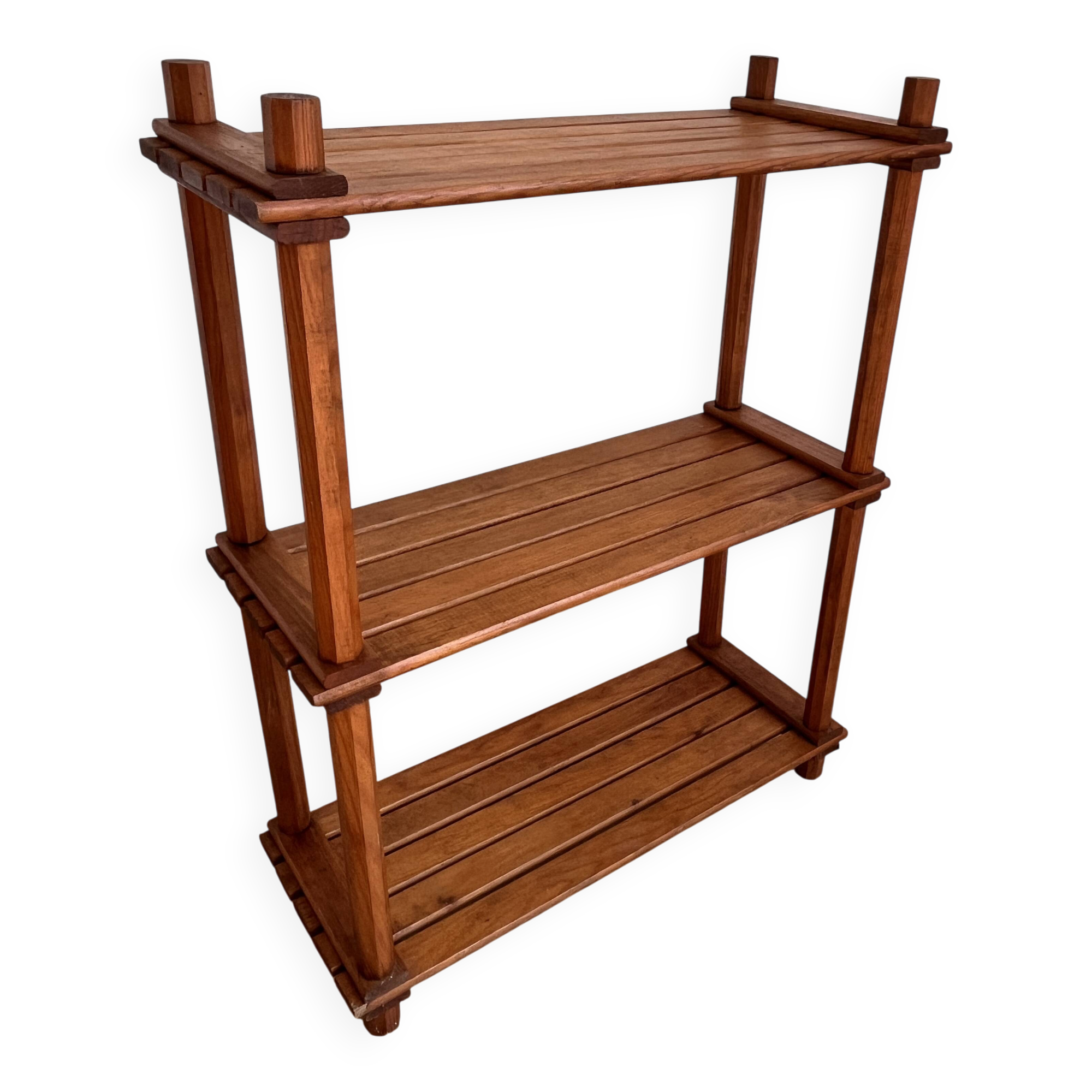 1970 pine bookshelf shelf