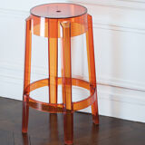 Paire de tabourets Louis Ghost de Philippe Starck pour  Kartell