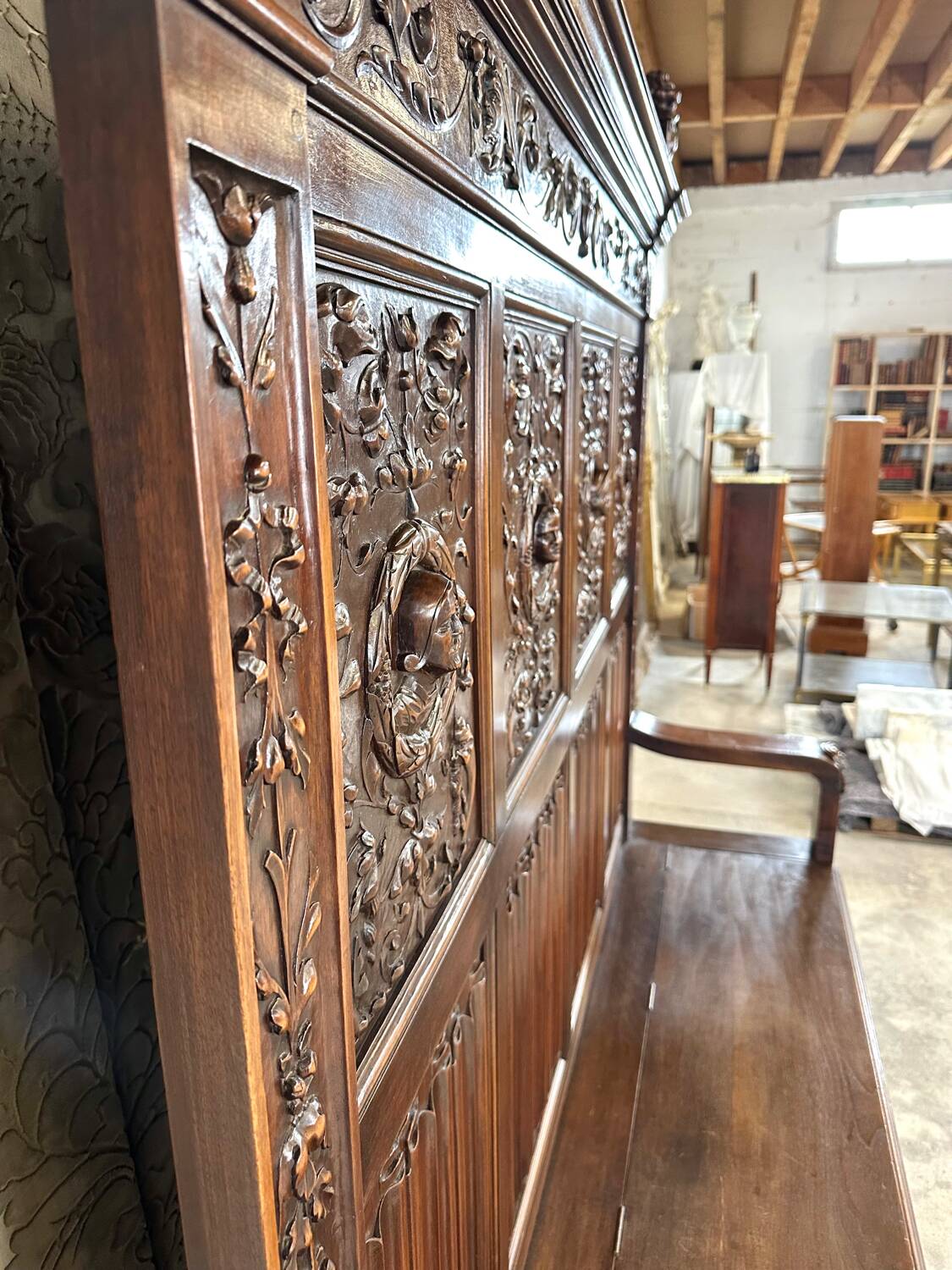 Renaissance style bank safe