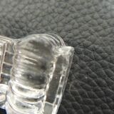 Lot of ten glass knife holders from portrieux/vintage