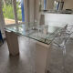 Table Verre Roche et Bobois modèle Ténéré
