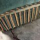 Fauteuil vintage turquoise avec franges