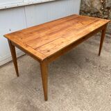 Solid wood dining farmhouse with 1 drawer 1930 156x76x72cm