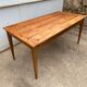Solid wood dining farmhouse with 1 drawer 1930 156x76x72cm