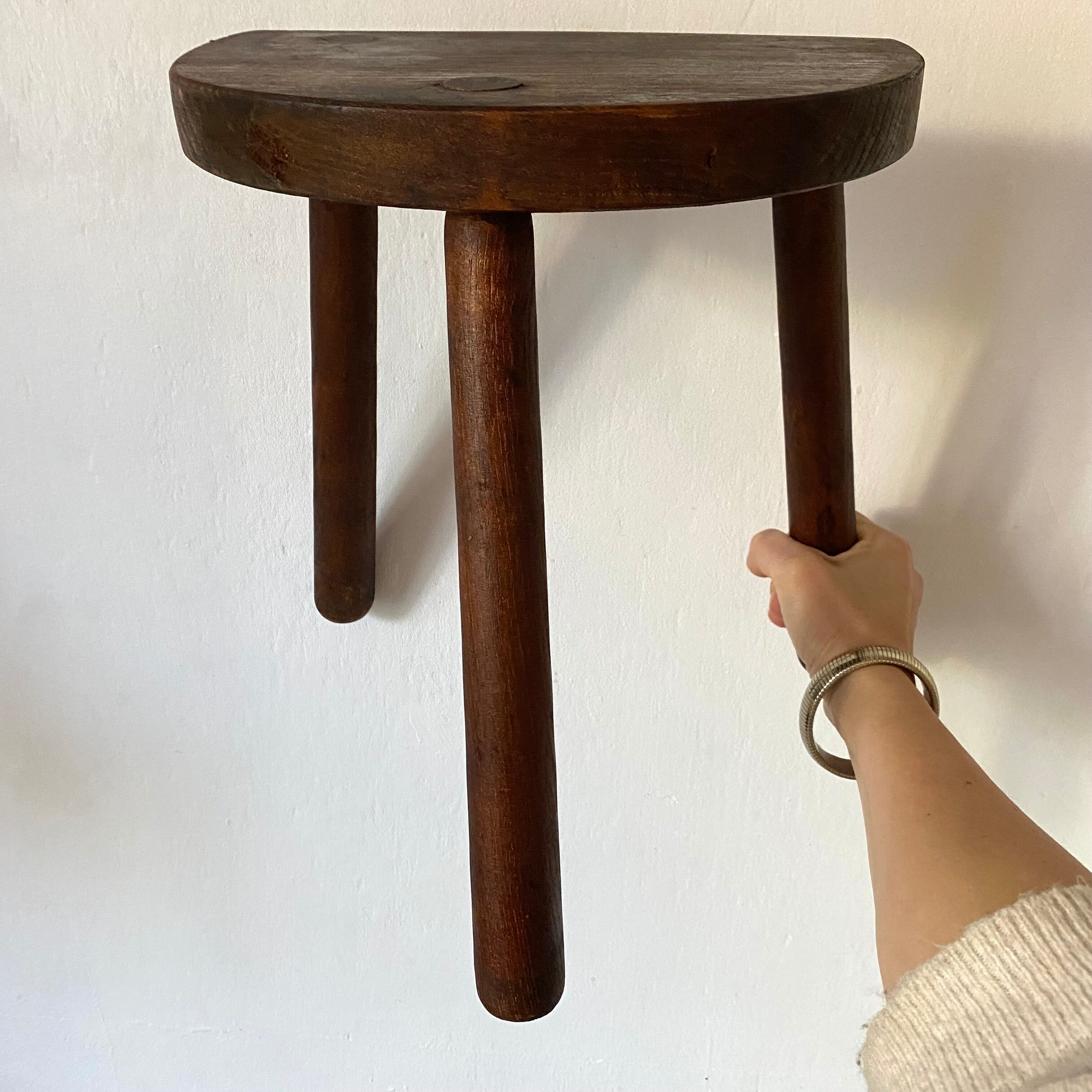 Tripod stool plant holder