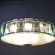 Cut glass pendant chandelier