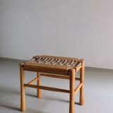 Woven seat stool | France | 1960s