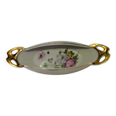 Small oval dish made of Limoges porcelain.