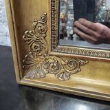 19th century rectangular palmette mirror