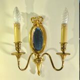 Louis XVI Wall Lamp Mirror Lucien Gau