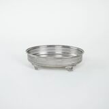 Plateau en argent, design italien, années 1970, fabriqué en Italie