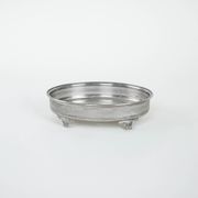 Silver platter, Italian design, 1970s, made in Italy