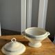 Covered soup tureen or vegetable dish in Saint Amand earthenware H29 D28