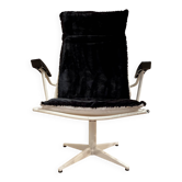 FAUTEUIL MÉTAL ET BAKÉLITE.