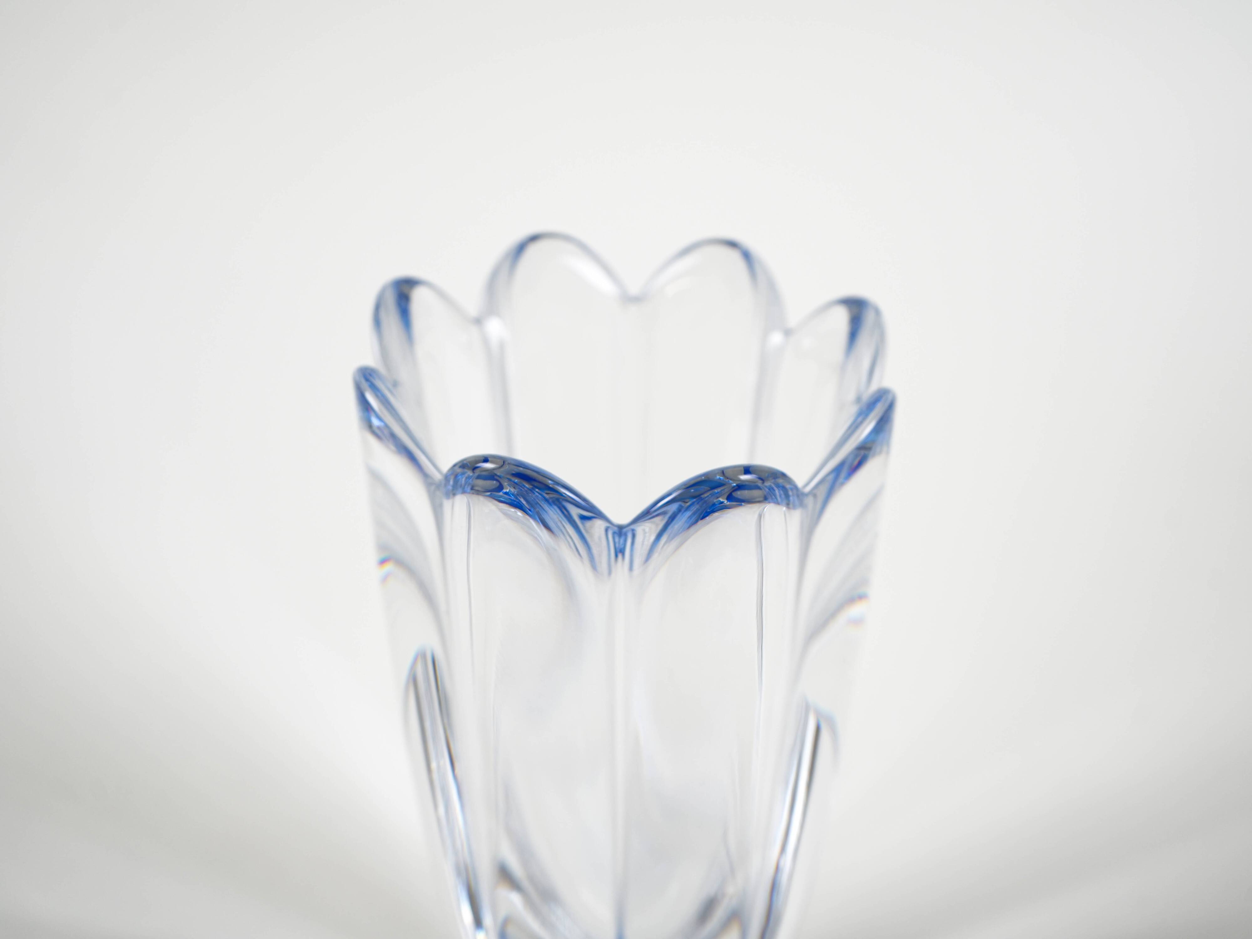 Mayflower glass vase, Swedish design, 1960s, designer: Jan Johansson, manuf