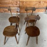 Vintage wooden chairs 60's