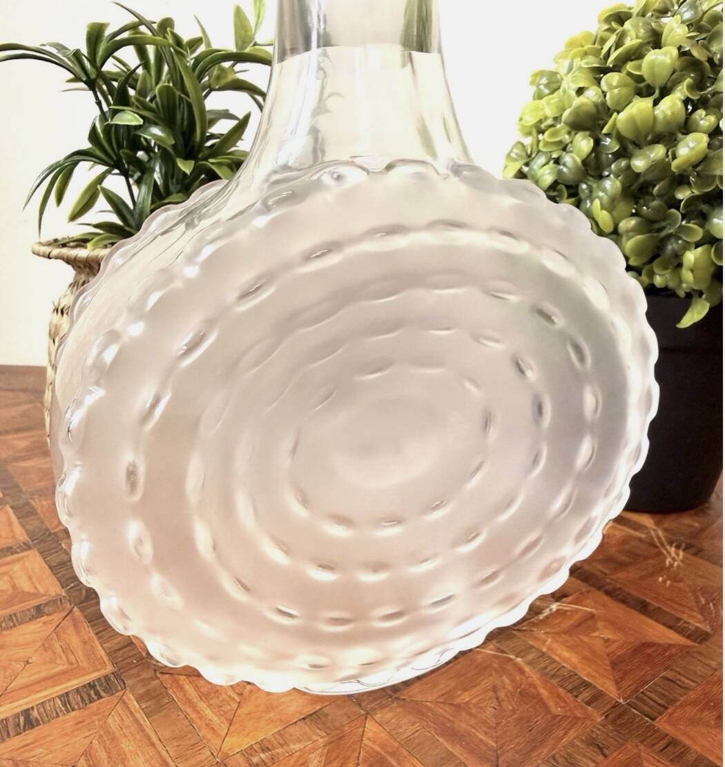 Lalique France crystal carafe – Parma model