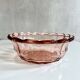Vintage Pink Depression Glass Set – Bowl & 6 Dessert Dishes