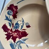 Set of 5 "Annie" Luneville eyelet plates.