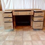 Desk oak art deco 1940
