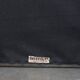 Luxurious, comfortable, gray leather vintage footstool