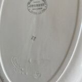 Oval Plate Iron Earth