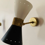 Wall sconce in the style of italian creations of the 50