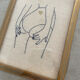 Handmade embroidery framed
