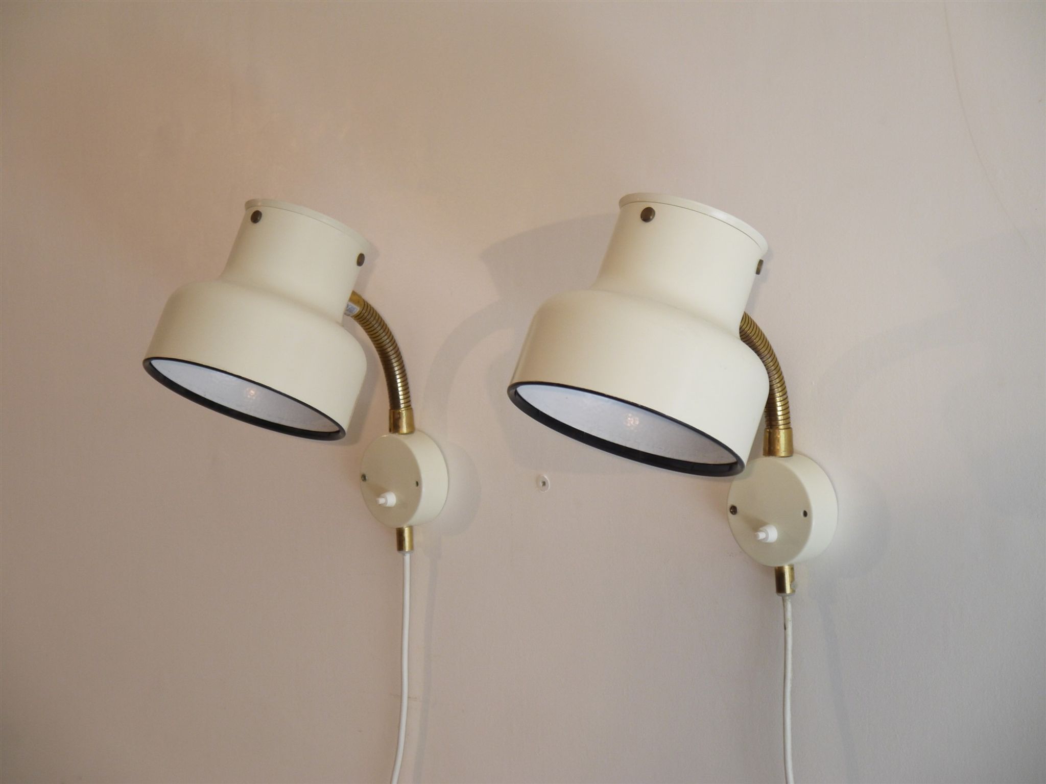 Pair of Scandinavian appliques "Bumling" by Anders Pehrson for Ateljé Lyktan 1970