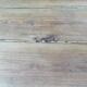 Coffee table made from an authentic farmhouse table, leg patinated pearl gray
