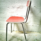 Red formica chair