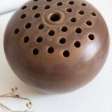 Large stoneware flower spike signed